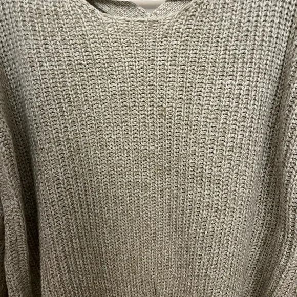Sparkle & Fade Cream V-Neck Sweater - Picture 2 of 4